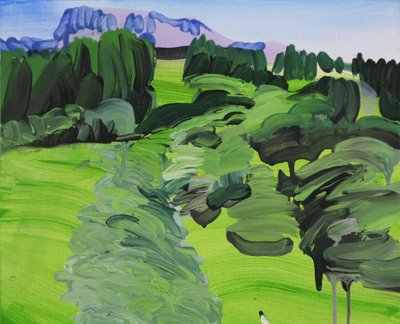 ロイカーバード1、2012年（キャンバスにアクリル画） 作： Olivier Morel