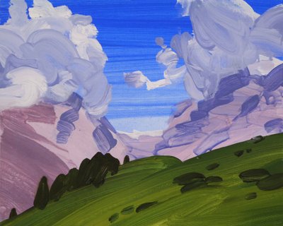 ロイカーバード24、2012年（キャンバスにアクリル画） 作： Olivier Morel