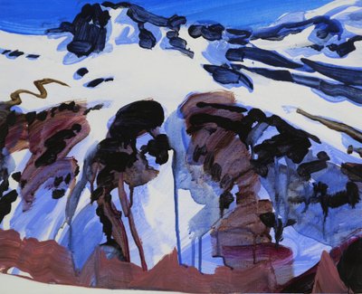 ロイカーバッド25、2012年（キャンバスにアクリル画） 作： Olivier Morel