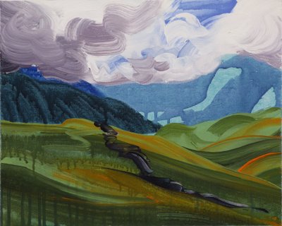 ロイカーバッド26、2014（キャンバスにアクリル画） 作： Olivier Morel