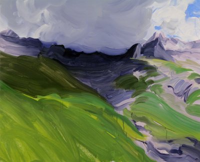 ロイカーバード32号、2014年（キャンバスにアクリル画） 作： Olivier Morel