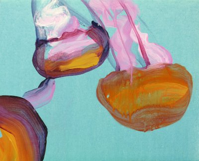 Méduses 12, 2013（アクリル、キャンバス） 作： Olivier Morel