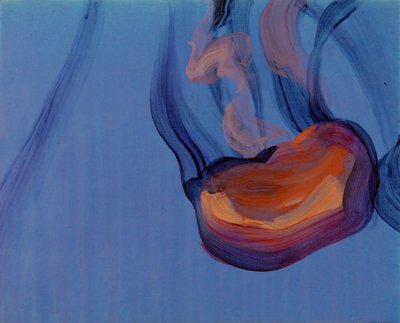 Méduses 5, 2013（アクリル、キャンバス） 作： Olivier Morel