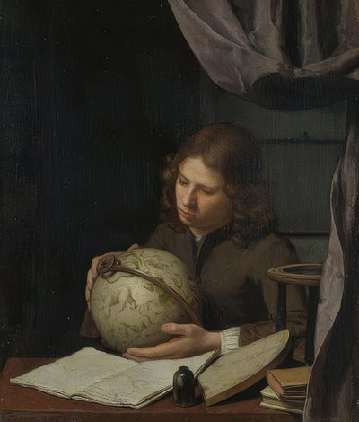 若い天文学者。 1685年頃 作： Olivier van Deuren