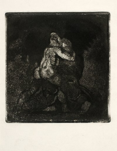 ヤコブと天使の戦い 作： Oluf Hartmann