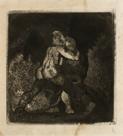 ヤコブと天使の戦い 作： Oluf Hartmann
