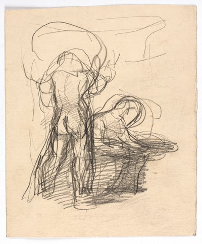 「ダイダロスとイカロス」の下絵 作： Oluf Hartmann