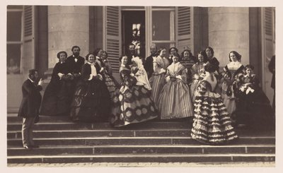 コンピエーニュ、皇太子の贈呈、1856年。 作： Olympe Aguado