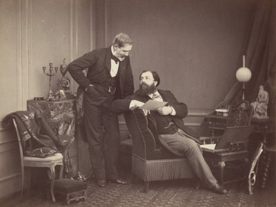 ルイ・ロバートとオリンペ・アグアド、カリフォルニア州。 1860年。 作： Olympe Aguado