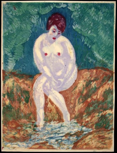 「幸福」シリーズより　春 作： 恩地孝四郎