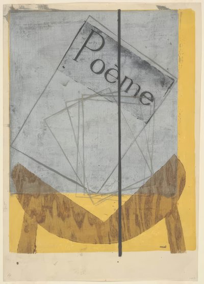 作品第2番：キャラクター 作： 恩地孝四郎