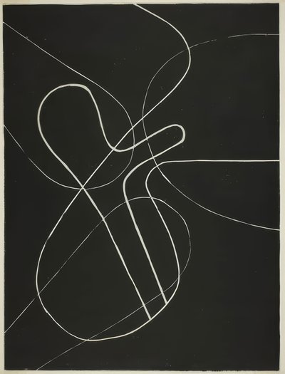 即興曲第3番：線 作： 恩地孝四郎