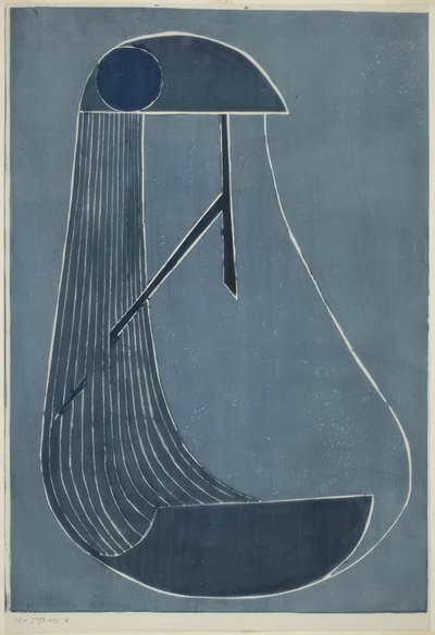 抒情詩 第5番：苦悩の日の突然の追憶 作： 恩地孝四郎