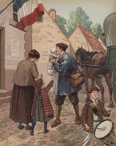1914年8月2日 作： Onfray de Breville Job