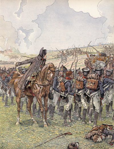 1813年初頭にナポレオンが選挙運動 作： Onfray de Breville Job