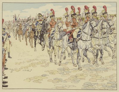 1806年10月27日、ベルリンに入るフランス軍 作： Onfray de Breville Job