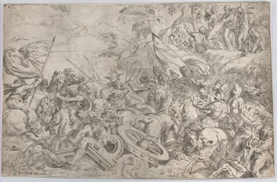 紅海の横断, 1583., 1583. 作： Orazio Farinati