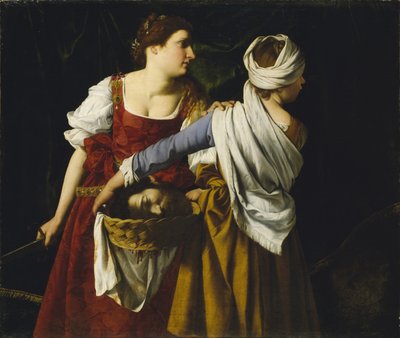 ジュディスと彼女のメイドとホロフェルネスの首長 作： Orazio Gentileschi