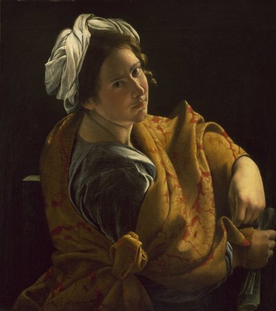 シビルとしての若い女性の肖像 作： Orazio Gentileschi