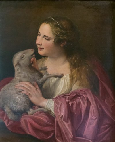 セント・アグネス 作： Orazio Gentileschi