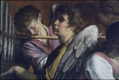 割礼。 詳細: 聖セシリアとしてのアルテミシア・ジェンティレスキ、c. 1620年。 作： Orazio Gentileschi