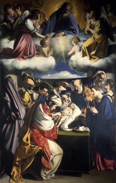 キリストの割礼、1607年。 作： Orazio Gentileschi