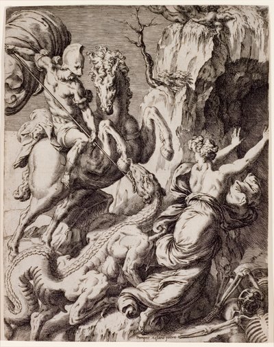 セントジョージ 作： Orazio de Sanctis