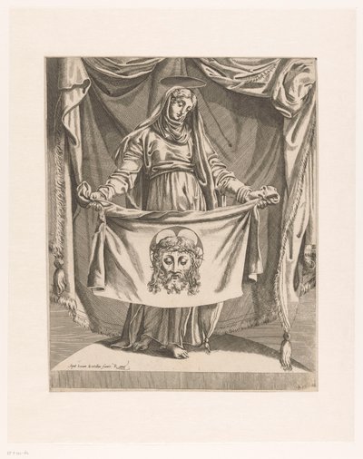 汗拭きベロニカ 作： Orazio de Santis (attributed to)