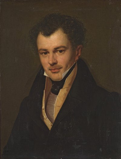 ミハイル・マトヴェービッチ・チェルカソフの肖像、c。 1827年。 作： Orest Adamovich Kiprensky