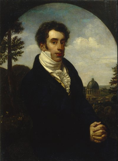 アレクサンドル王子の肖像ミハイロビッチゴリツィン1798-1858、1819 作： Orest Adamovich Kiprensky