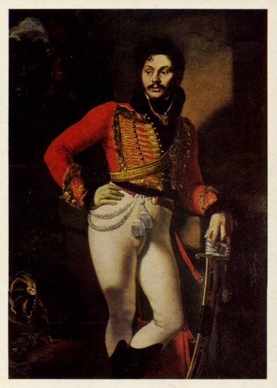 エフグラフ・ダヴィドフの肖像、1809 作： Orest Adamovich Kiprensky