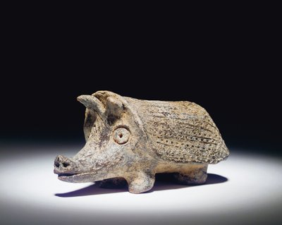 ハリネズミのガラガラ、紀元前600年頃 作： Orientalizing period Italic