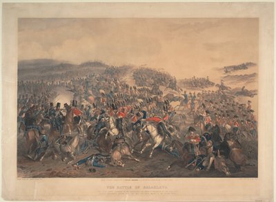 1855年10月25日、1855年のバラクラバの戦い 作： Orlando Norie