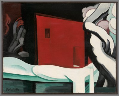 雪と輝き 作： Oscar Bluemner