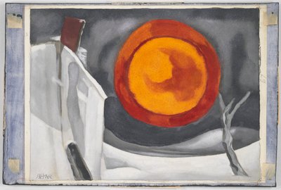 眠りのランプ 作： Oscar Bluemner