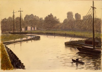 無題、1902年。 作： Oscar Bluemner