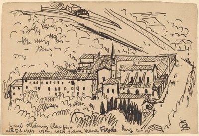 フィエーゾレ、S. ドメニコ回廊 作： Oscar F. Bluemner