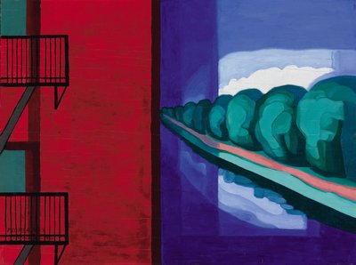 コントラスト（2つのスペース） 作： Oscar Florianus Bluemner