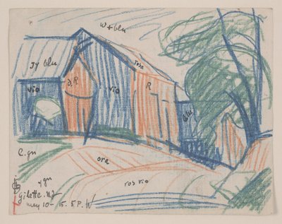 ニュージャージー州Gilette 作： Oscar Florianus Bluemner
