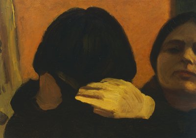 鏡の中のイザ（芸術家の妻 作： Oscar Ghiglia