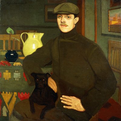 Llewelyn Lloydの肖像 作： Oscar Ghiglia