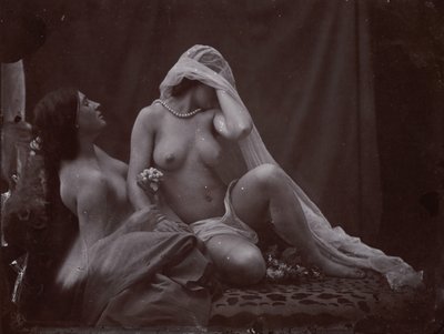 [二通りの生き方の研究]、約。 1857 年、1987 年に印刷。 作： Oscar Gustav Rejlander