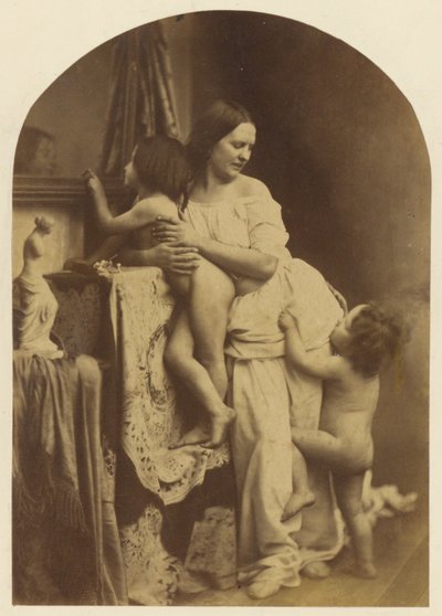 聖母子と洗礼者ヨハネ 作： Oscar Gustave Rejlander