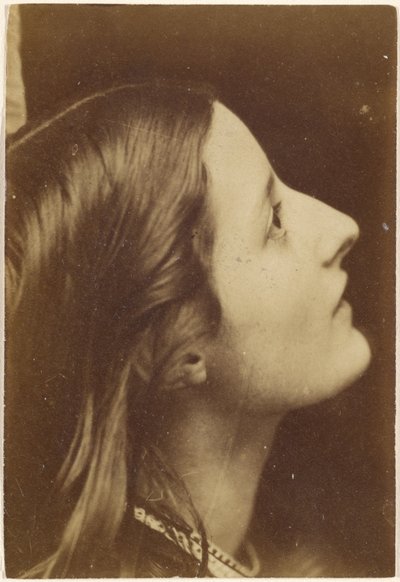 [横顔の女性の肖像］ 作： Oscar Gustave Rejlander