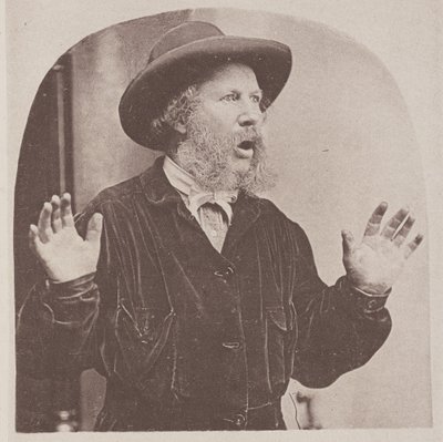 [驚いた男］ 作： Oscar Gustave Rejlander