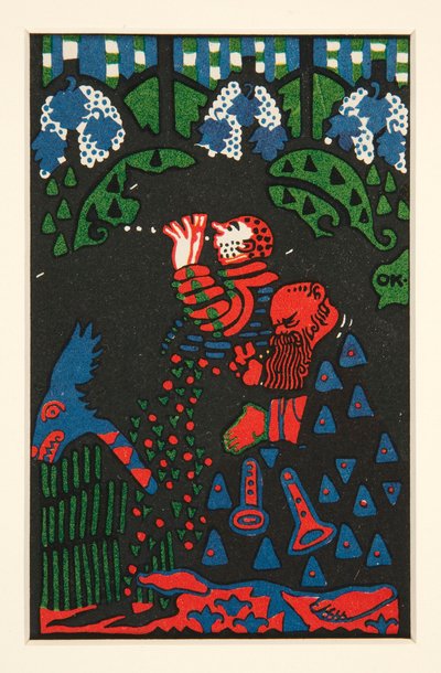 二人の音楽家 作： Oskar Kokoschka