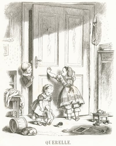 Q：喧嘩 作： Oskar Pletsch