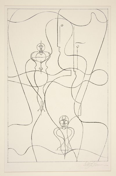 抽象化 作： Oskar Schlemmer