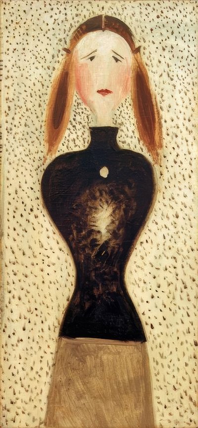 正面からの図 作： Oskar Schlemmer