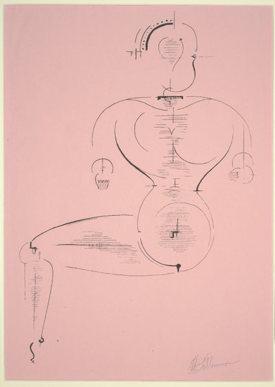 図H 2 作： Oskar Schlemmer